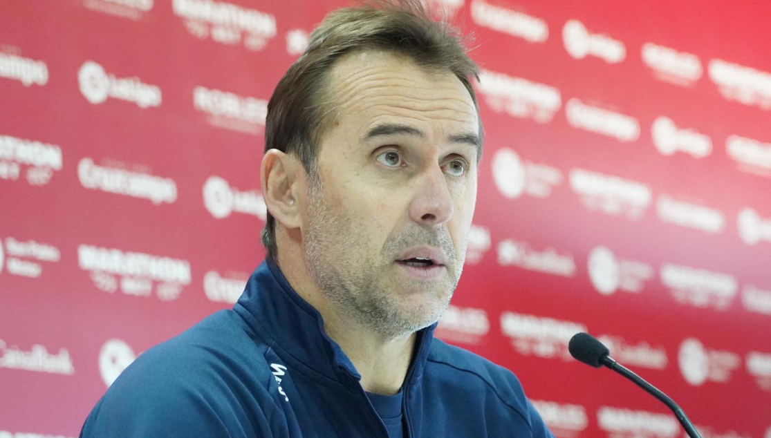 Julen Lopetegui, entrenador del Sevilla FC